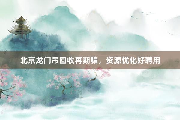 北京龙门吊回收再期骗，资源优化好聘用
